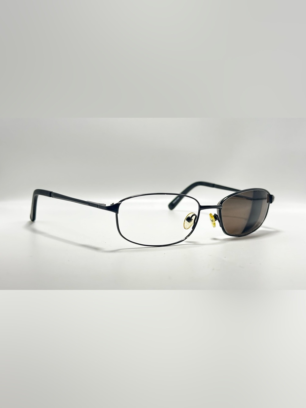 Aztec AZ501 Black Oval Metal Sunglasses Frames Only